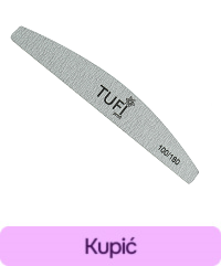 Pilnik do paznokci TUFI profi PREMIUM szary 100/180 grit 17,8 сm 1 szt